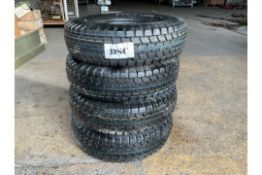 4x New Unissued 6.00-9 Deestone Trailer Tyres, from MOD