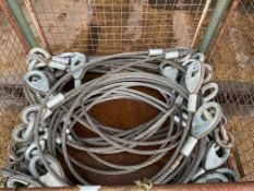 10x FV432 etc Steel 2 Leg Recovery & Towing Steel Ropes, from MOD