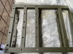 1x Stillage of New Unissued Clansman Vehicle Radio Mounting Frames etc