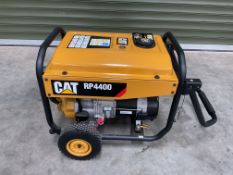 New UNISSUED Caterpillar RP4400 Industrial Generator 4400 Watts 5.5 KVA 230/110 V from Govt Dept.