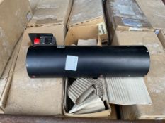 50x New Unissued Airmax 3kw Fan Heaters No2 MK1 for AFV'S, Challenger etc, from MOD