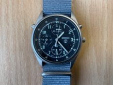 Seiko Gen 2 Pilots Chrono RAF Tornado Force Issue , Sn° 0669, Date 1996, from MOD