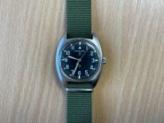 Rare Hamilton Wind Up British Army W10 Service Watch, Sn° 6000, Date 1973