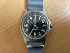 Rare 0555 CWC Royal Marines / Navy Service Watch, Sn° 2033, Date 1995, from MOD