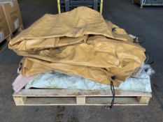 1x Pallet of Canvas Sheets and Covers from MOD - *Pallet Included*