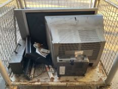 1x Stillage of Flat Screen Tv's, Projectors and Sound System, from MOD