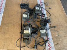 4x Selex British Army PRR Radios c/w Head Sets etc, from MOD