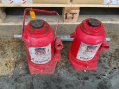2x Sealey 12T Hydraulic Jacks, from MOD