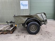 Penman 1.13T 2 Wheel Trailer, Drop Tailgate, Direct UK MOD
