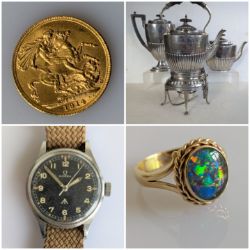 Jewellery, Silver, Watches & Collectibles