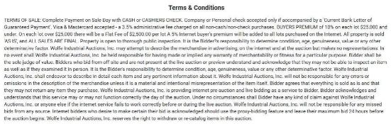 Terms and Conditions