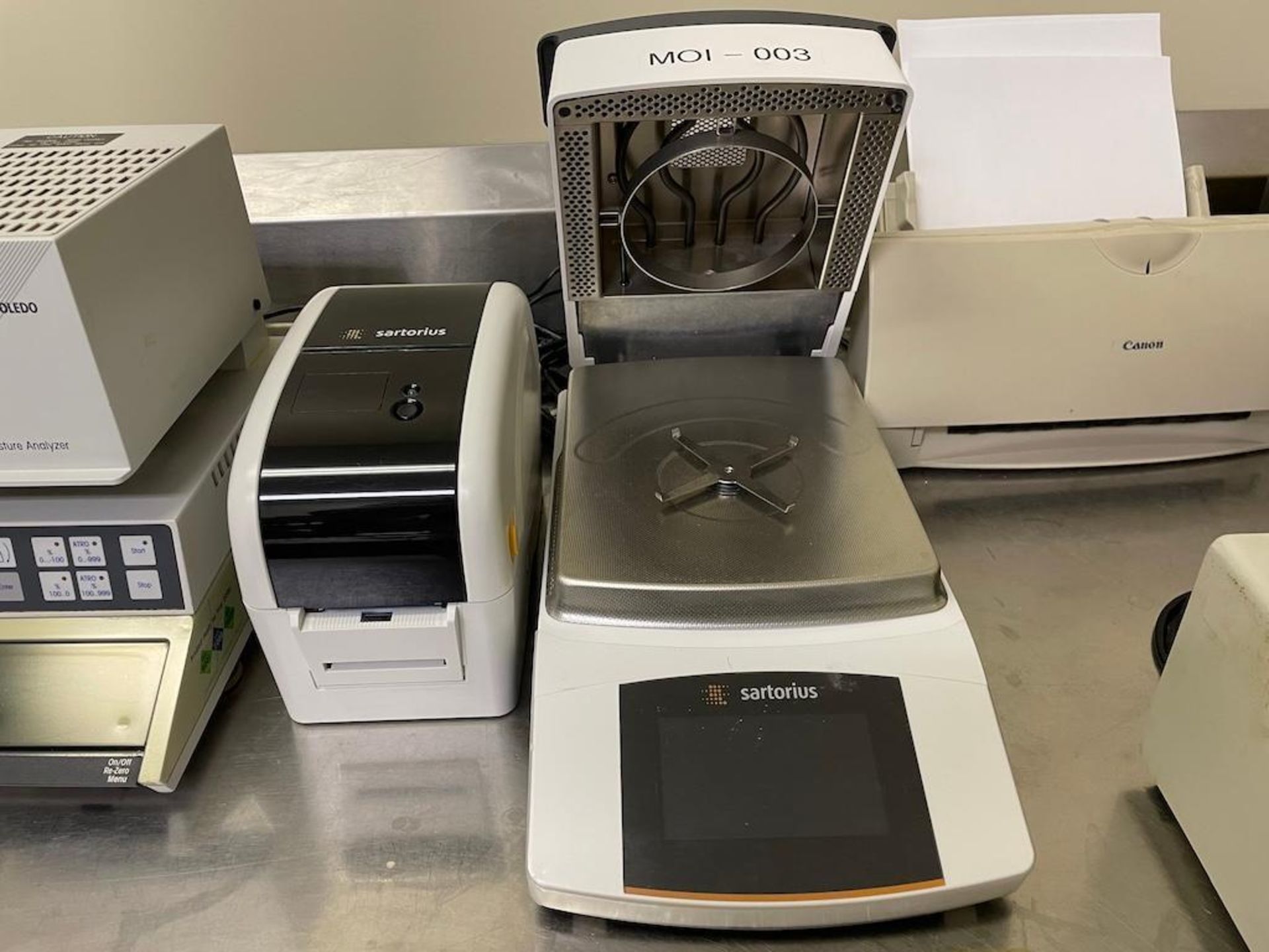 SARTORIUS MA37-1 MOISTURE TESTER, SARTORIUS YDP30 PRINTER [RND] - Image 5 of 7