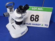 A KERN OPTICS OSF 439 Microscope with WF10X Eye Piece