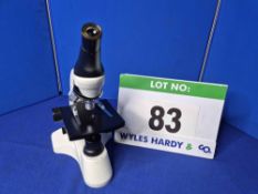 A MOTIC BA50 Biological Microscope with 400X Magnification (Note: No AC Adaptor)