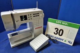 A BERNINA B335 Electric Sewing Machine with Treadle Operation