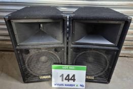A Pair of YAMAHA S1121VN 600-Watt Loudspeakers