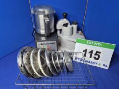 A ROBOCOUP R301 Ultra Food Processor and Attachments (As Photographed)