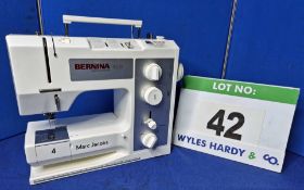 A BERNINA 1008 Classic Electric Sewing Machine with Treadle Operation