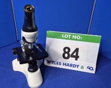 A MOTIC BA50 Biological Microscope with 400X Magnification (Note: No AC Adaptor)