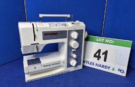 A BERNINA 1008 Classic Electric Sewing Machine with Treadle Operation