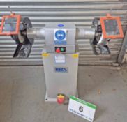 An RJH Chamois DP9300 Double Ended Polisher, Year or Manufacture 2012