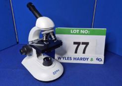 A KERN OPTIC OBE 101 Digital Compound Microscope 4X Magnification