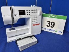 A BERNINA B335 Electric Sewing Machine with Treadle Operation