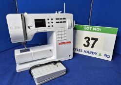 A BERNINA B335 Electric Sewing Machine with Treadle Operation