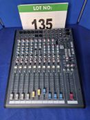 An ALLEN AND HEATH XB14 2 Professional Studio Mixer