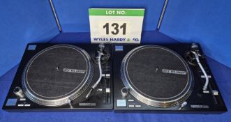 A Pair of RELOOP RP 7000 Mk2 Direct Drive Vinyl Turntables (Note: One Turntable Requires a Stylus)