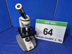 A BREUKHAVEN BMS ST4800 Compound Scientific and Chemical Microscope, 4.0X to 1000 Magnification