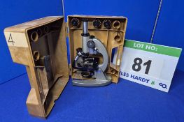 OLYMPUS TOKYO HSC Student Monocular Microscope complete with Rigid Case