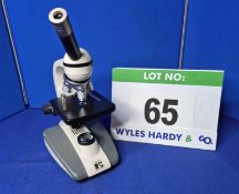 A BREUKHAVEN BMS ST4800 Compound Scientific and Chemical Microscope, 4.0X to 1000 Magnification