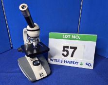 A BREUKHAVEN BMS ST4800 Compound Scientific and Chemical Microscope, 4.0X to 1000 Magnification