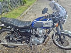 A 2003 KAWASAKI W650 650cc Twin Retro Motorcycle Registration No KR52 NWS. 34140 recorded miles