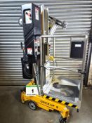 A HAULOTTE Quick-Up 8 Push Around Battery Electric Portable Man Riser, Year of Manufacture 2017,