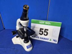 A MOTIC BA50 Biological Microscope with 4/010, 10/0.25 & 40/0.655 Magnification