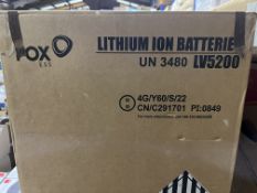 1 x FO x LV5200 LITHIUM Ion Battery un-3480 4G/Y60/5/22 CN/C291701 Pi - 0849