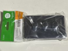 10 x SCHNEIDER GGBL6032CPCS 3G 2W 250W LISSE Screwless Universal Dimmers Polished Chrome Finish