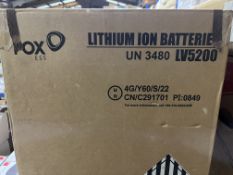 1 x FO x LV5200 LITHIUM Ion Battery un-3480 4G/Y60/5/22 CN/C291701 Pi - 0849