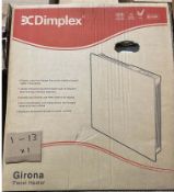 1 x Dimplex GFPO5OWE GIRONA 500W Series C Panel Heater