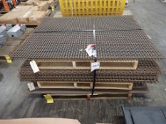 Lot of (16) James W Bell Flat Mesh Metal Screens