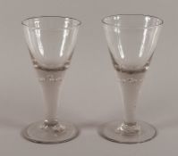 zwei Kelche, Glas, deutsch, 19.Jh.