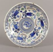 Schale, Fayence, Alcora, um 1700