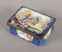 Tabatière, emailliert, deutsch, 18.Jh.