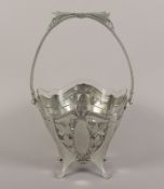 Jugendstil-Henkelkorb, deutsch, um 1900