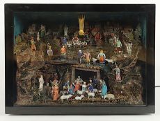 große Krippenlandschaft, Grulich (heute Králiky), Böhmen, E.19.Jh.