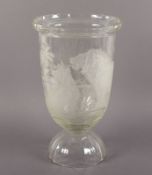 große Vase, Glas, Böhmen