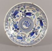 Schale, Fayence, Alcora, um 1700