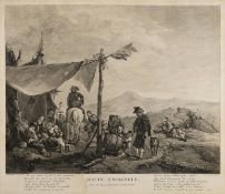 Various authors SET OF FIVE GRAPHIC PRINTS WITH MILITARY THEMES c. 1750 - 1840I. Antoine Charles